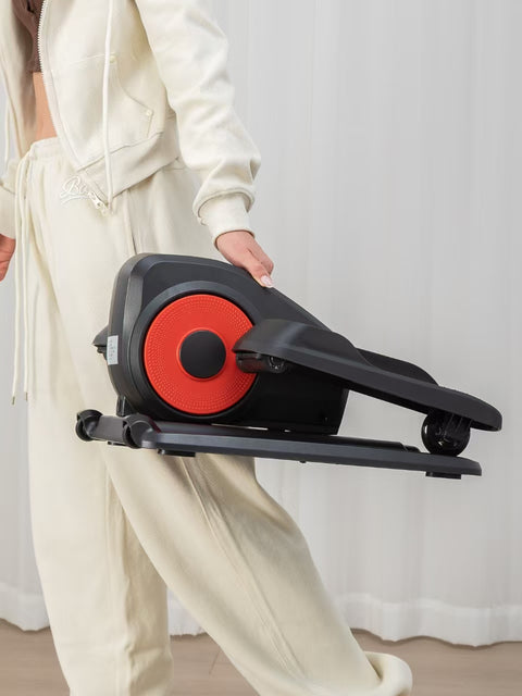 Evertone B-Motion Elite -Telescopic Handle With Built-In Wheels & Mat, Underdesk Elliptical Motion Leg Excerciser