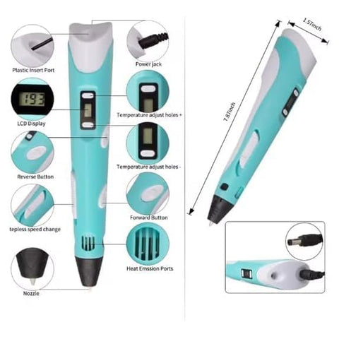 Milex 3D PRINTING PEN WITH DISPLAY
