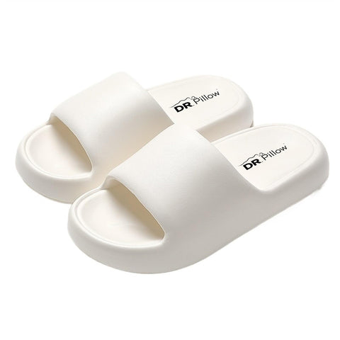 Unisex Cloud Slippers – Thick Sole Lightweight Non-Slip Cushioned Slides, Indoor Outdoor House Shoes, Bathroom Shower Sandals for Men & Women
