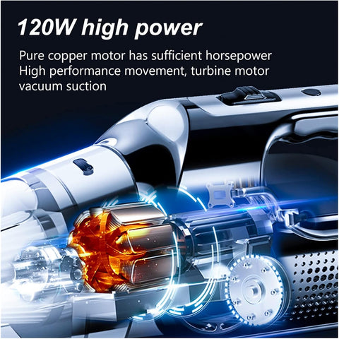Milex Air O Vac 5in1 Wet/Dry, Air Pump, LED Emergency Light, LCD Display