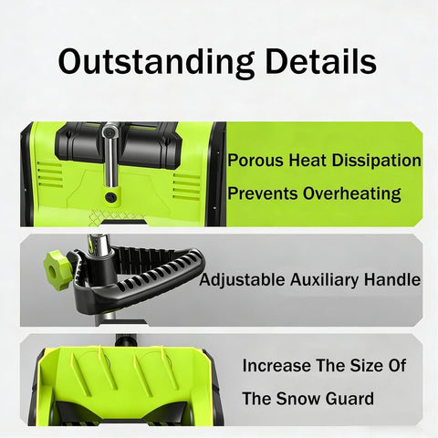 MILEX CORDLESS SNOW SHOVEL
