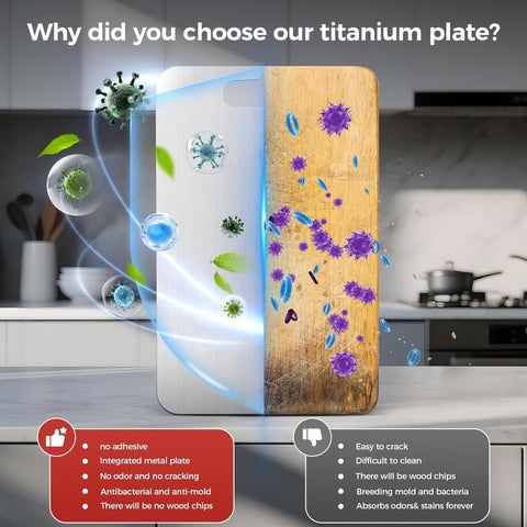INSTA CUTTING BOARD- titanium cutting boards for kitchen