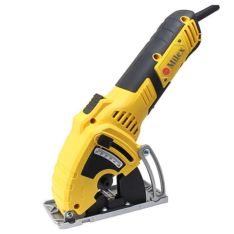 Milex Mini Circular Saw - 400W Power, Multi-Material Cutting, Dust Control