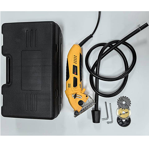 Milex Mini Circular Saw - 400W Power, Multi-Material Cutting, Dust Control