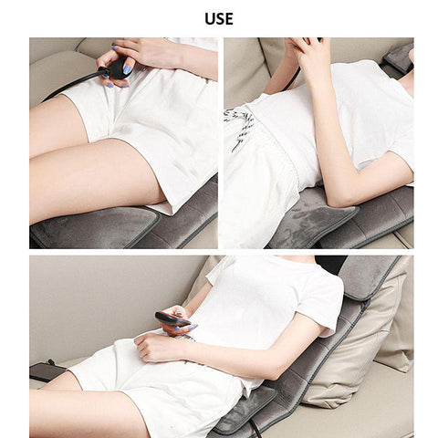 Doctor Pillow Supreme Therapeutic Air Stretcher Massager With lumbar Air Support Cushion Build in dual frequency meeting Massager