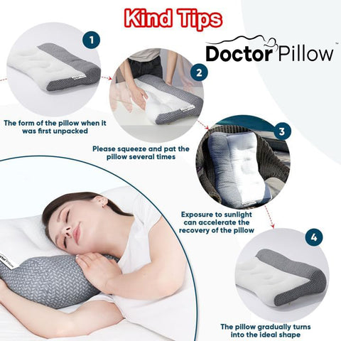 DR PILLOW PAIN AWAY NECK TRACTION PILLOW, RELAXOR ERGONOMIC INVISIBLE, SPRING NECK SUPPORT PILLOW,Neck Traction Pillow