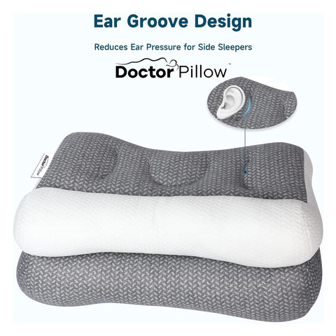 DR PILLOW PAIN AWAY NECK TRACTION PILLOW, RELAXOR ERGONOMIC INVISIBLE, SPRING NECK SUPPORT PILLOW,Neck Traction Pillow