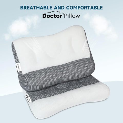 DR PILLOW PAIN AWAY NECK TRACTION PILLOW, RELAXOR ERGONOMIC INVISIBLE, SPRING NECK SUPPORT PILLOW,Neck Traction Pillow
