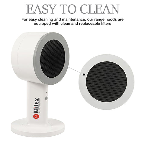 Milex Portable Mini RANGE HOOD White