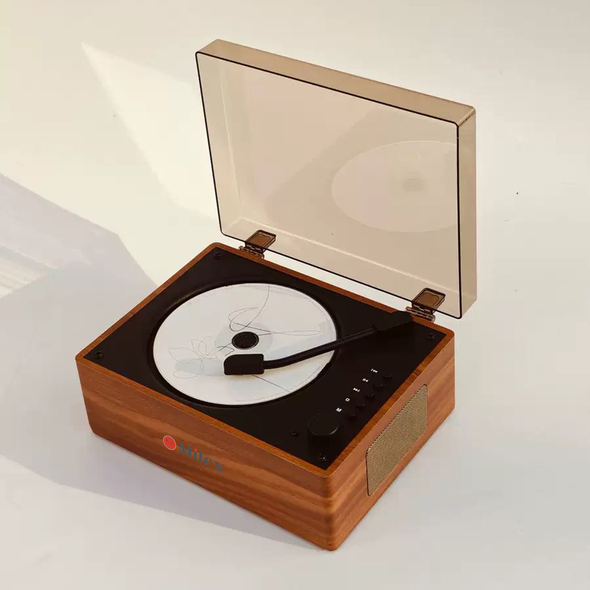 Milex® Vintage Mini Turntable CD Player / Speaker – Milex USA