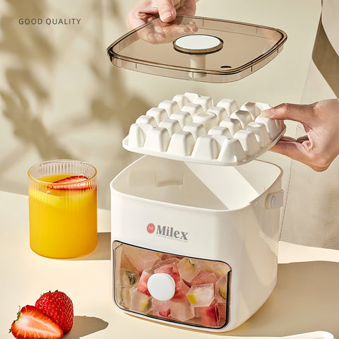 Milex Ice cube mold food grade press ice box home refrigerator