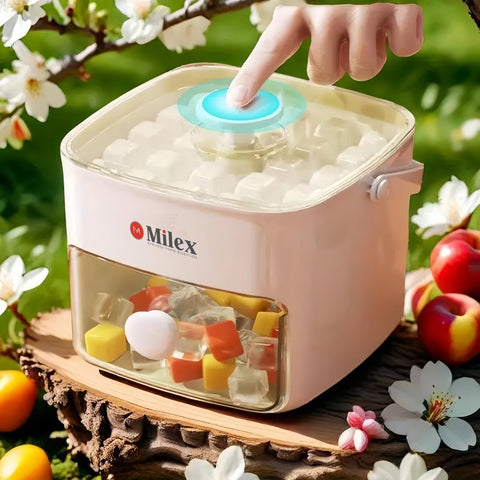 Milex Ice cube mold food grade press ice box home refrigerator