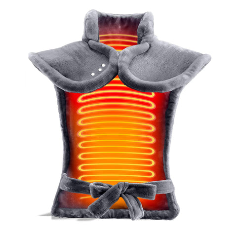 INSTA HEAT BACK Fast Heating, Soft Micro-Plush, Long Power Cord,  Provides Muscle Relief.