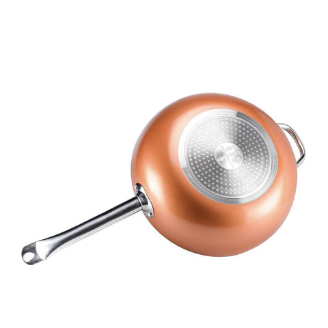 MILEX COPPER CHEF – WOK PAN – NON-STICK COATING