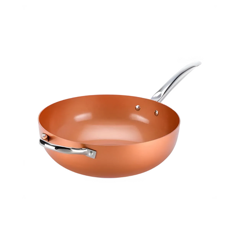 MILEX COPPER CHEF – WOK PAN – NON-STICK COATING