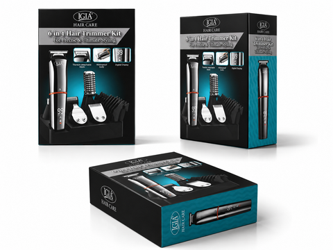 IGIA 6-IN-1 ULTIMATE HAIR TRIMMER SET