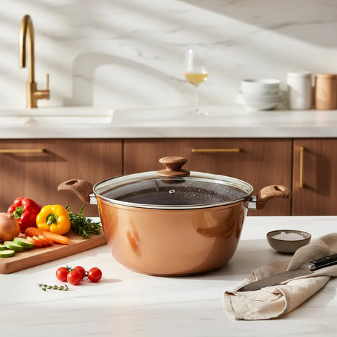 MILEX COPPER CHEF – WOK PAN – NON-STICK COATING