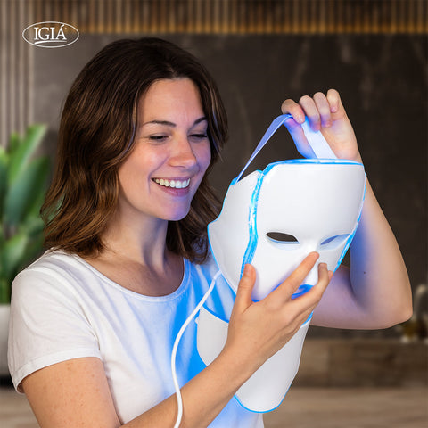 Igia LED Facial Mask – 7-Colour LED Light Therapy for At-Home Skincare