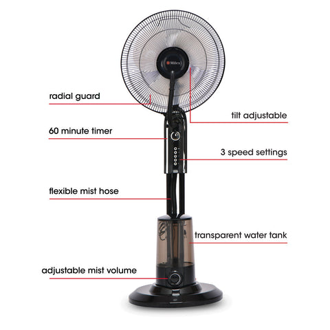 Milex XL Misting Fan - Milex South Africa