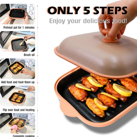 MILEX INSTA MICROWAVE BAKING PAN