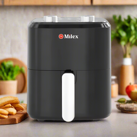 Milex 5L Manual Air Fryer + Milex 3L Food Processor + 2 FREE Butter Knives
