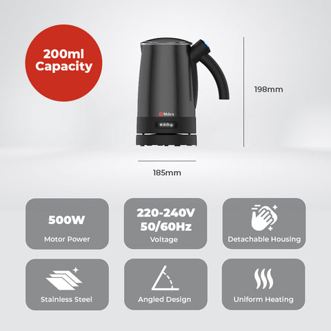 Milex Creamy Craft Milk Frother + Milex Stick O Cinno + 2 FREE Ankle Comfy Socks