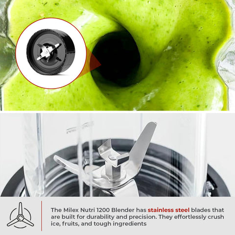 Milex Nutri 1200 Blender - Black