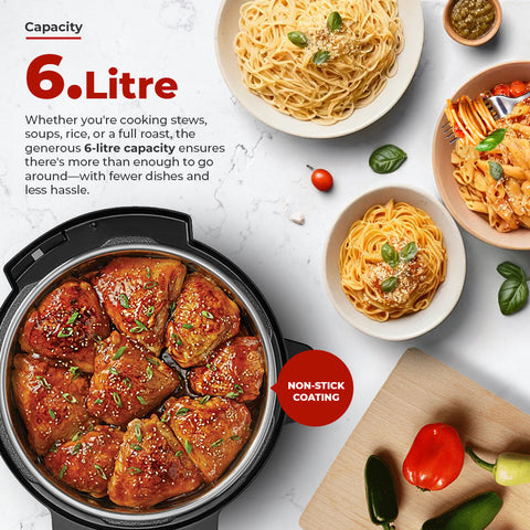 Milex 6L Digital Power Pressure Cooker