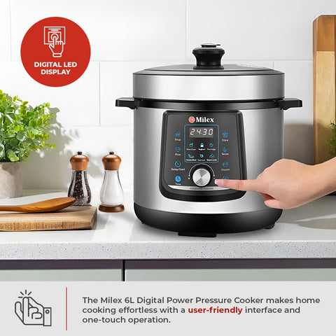 Milex 6L Digital Power Pressure Cooker