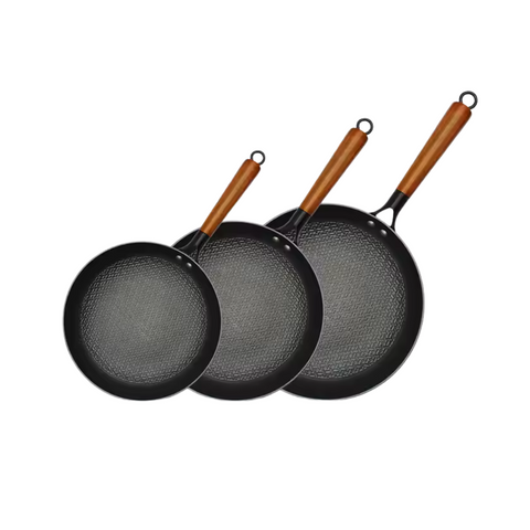 Royal Diamond Honeycomb Cast Iron Fry Pan 11 inch