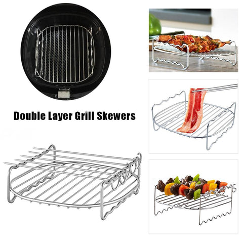 Milex Power Air Fryer Skewer and stacking rack - Milex South Africa