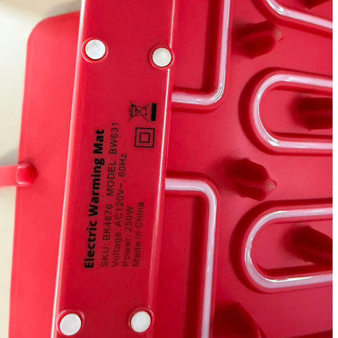 Milex Foldable Warming Mat Red