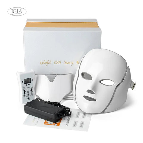 Igia LED Facial Mask – 7-Colour LED Light Therapy for At-Home Skincare