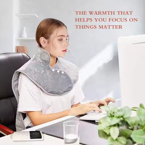 INSTA HEAT BACK Fast Heating, Soft Micro-Plush, Long Power Cord,  Provides Muscle Relief.