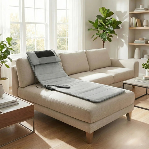 Doctor Pillow Supreme Therapeutic Air Stretcher Massager With lumbar Air Support Cushion Build in dual frequency meeting Massager