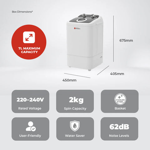 Milex Dura Washing Machine