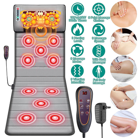 Doctor Pillow Supreme Therapeutic Air Stretcher Massager With lumbar Air Support Cushion Build in dual frequency meeting Massager