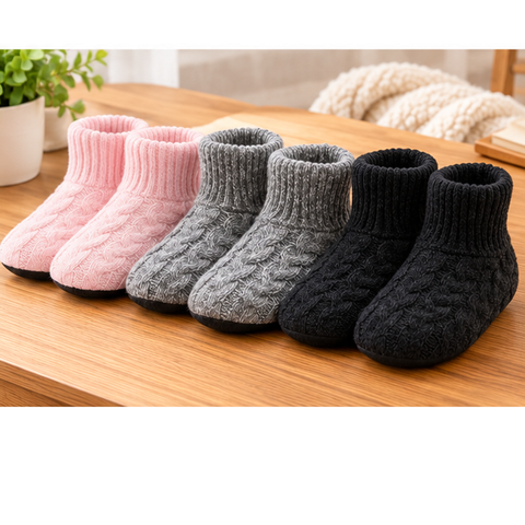 FOOT DR COZY SOCKS -ANKLE SOCKS WITH NON-SLIP SOLE